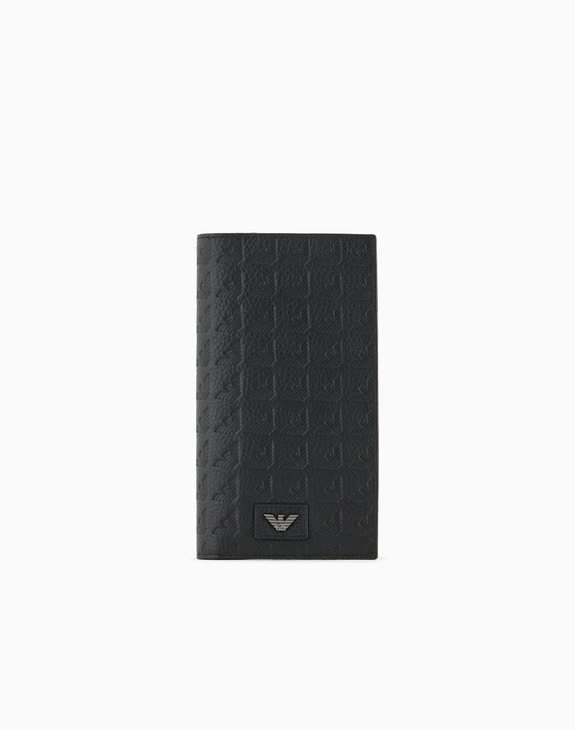 cartera-para-yenes-de-piel-con-motivo-integral-de-guila-en-relieve-negro--emporio-armani