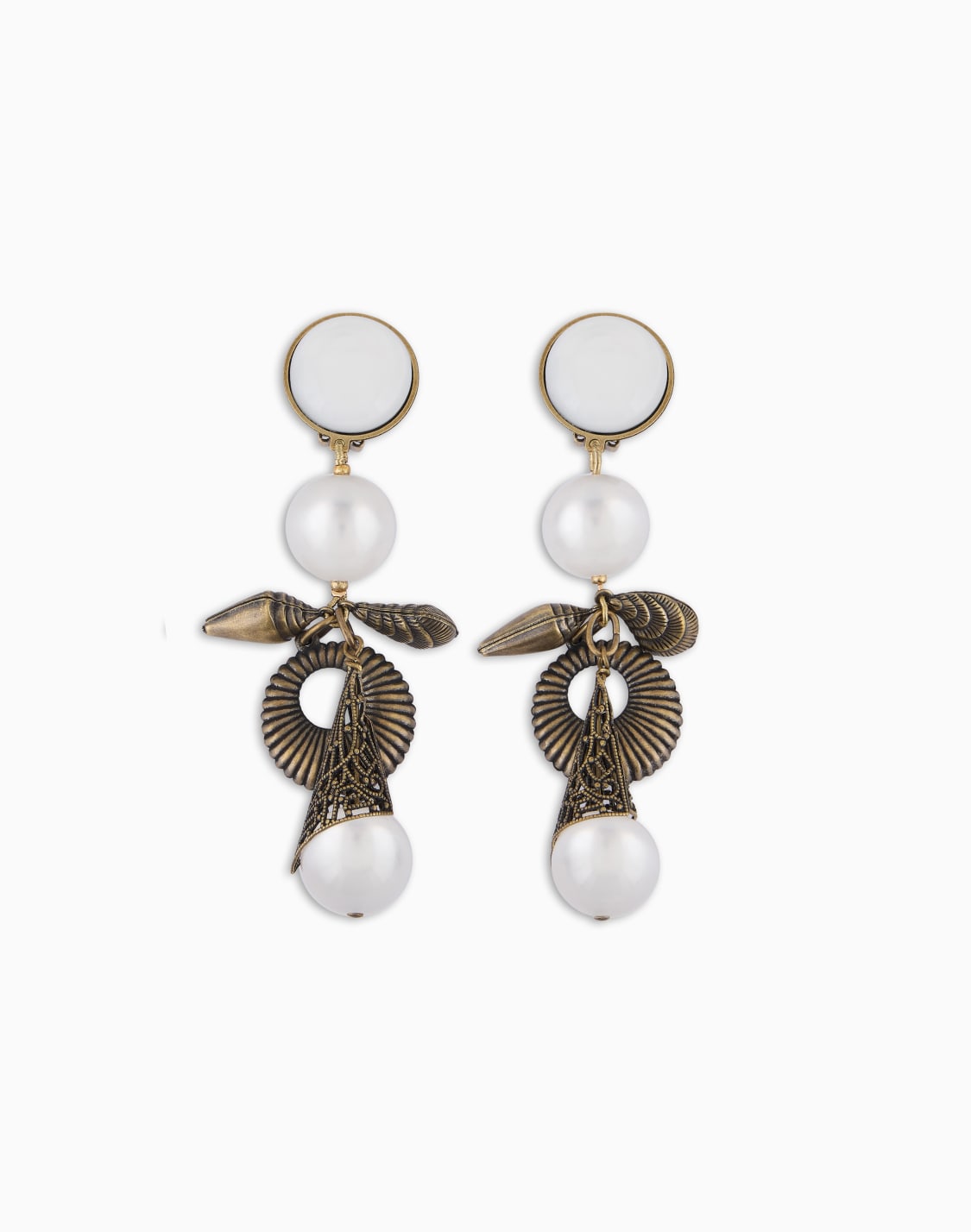 resin-and-brass-pendant-earrings-white--giorgio-armani