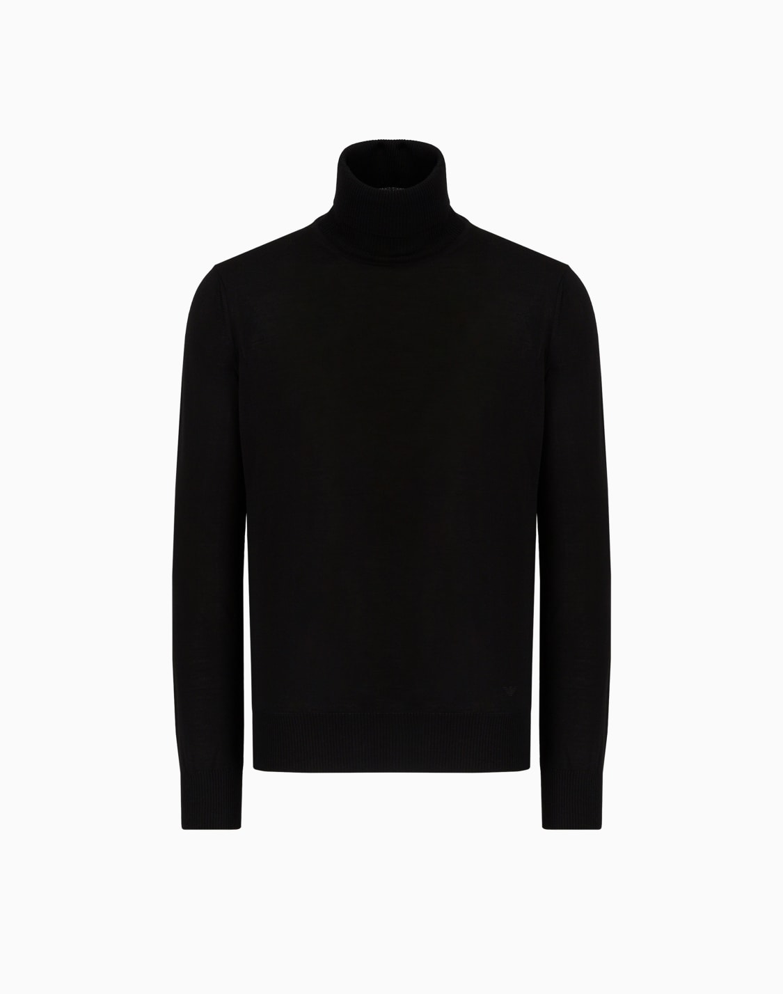 jersey-de-cuello-alto-de-pura-lana-virgen-negro--emporio-armani