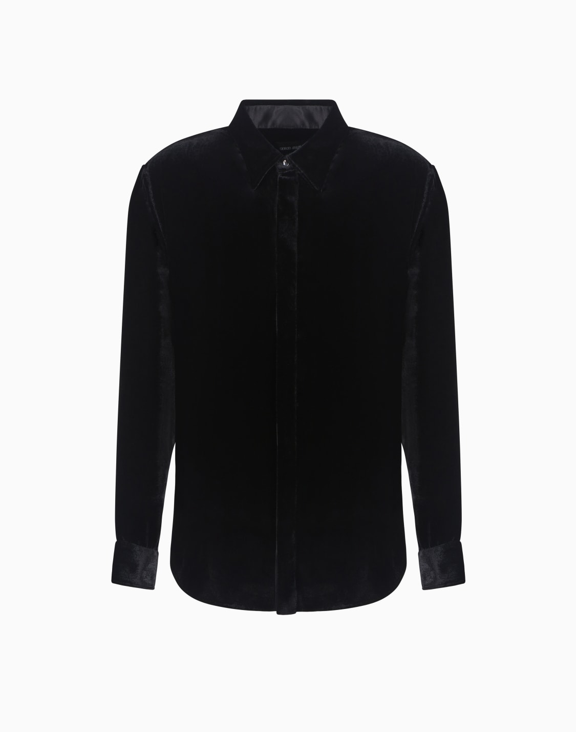 slim-fit-velvet-shirt-black--giorgio-armani