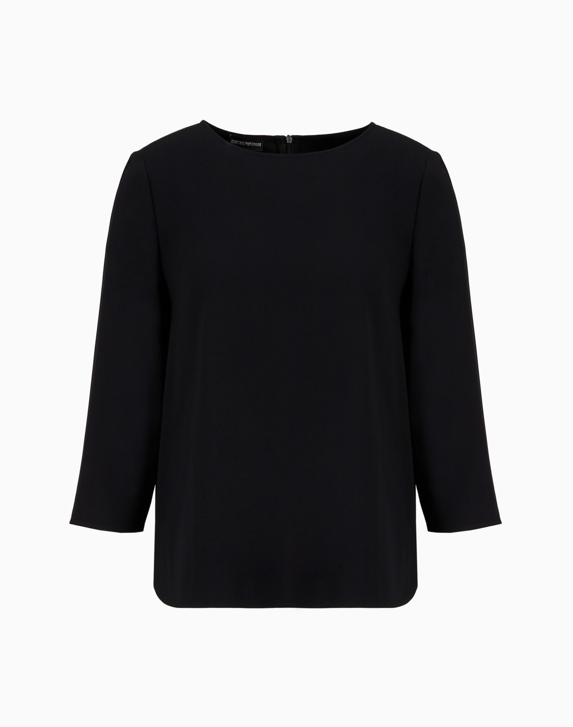 blouse-en-envers-satin-manches-34-noir--emporio-armani