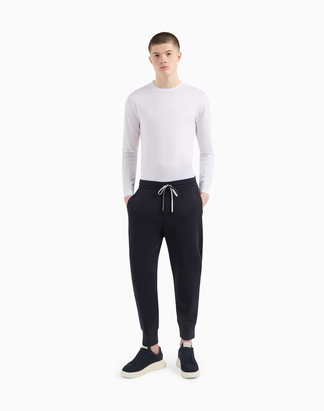 jersey-de-punto-de-mezcla-de-lyocell-asv-blanco--emporio-armani