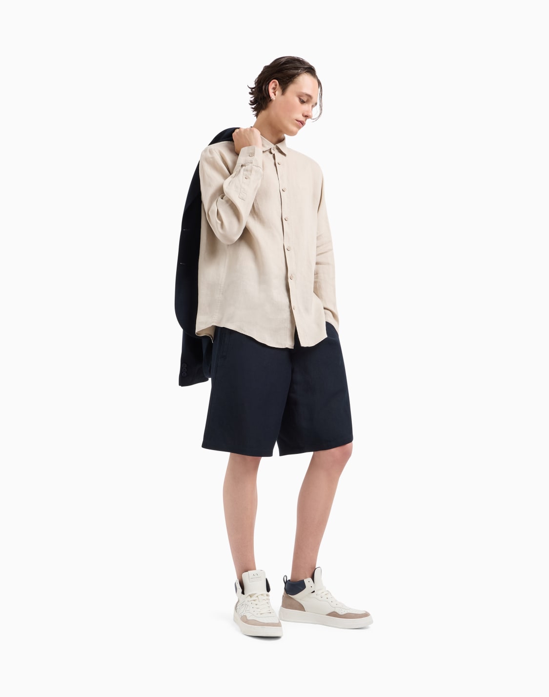 regular-fit-cotton-shirt-beige--armani-exchange