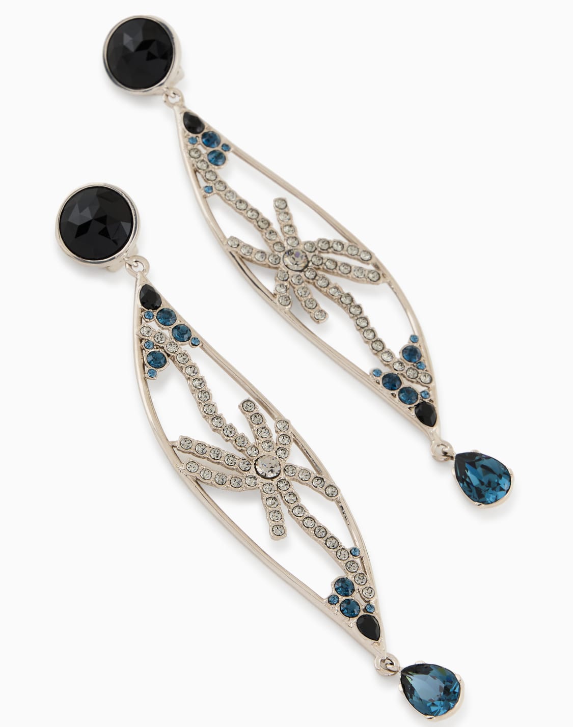 clip-earrings-with-a-brass-pendant-and-swarovski-crystals-blue--giorgio-armani