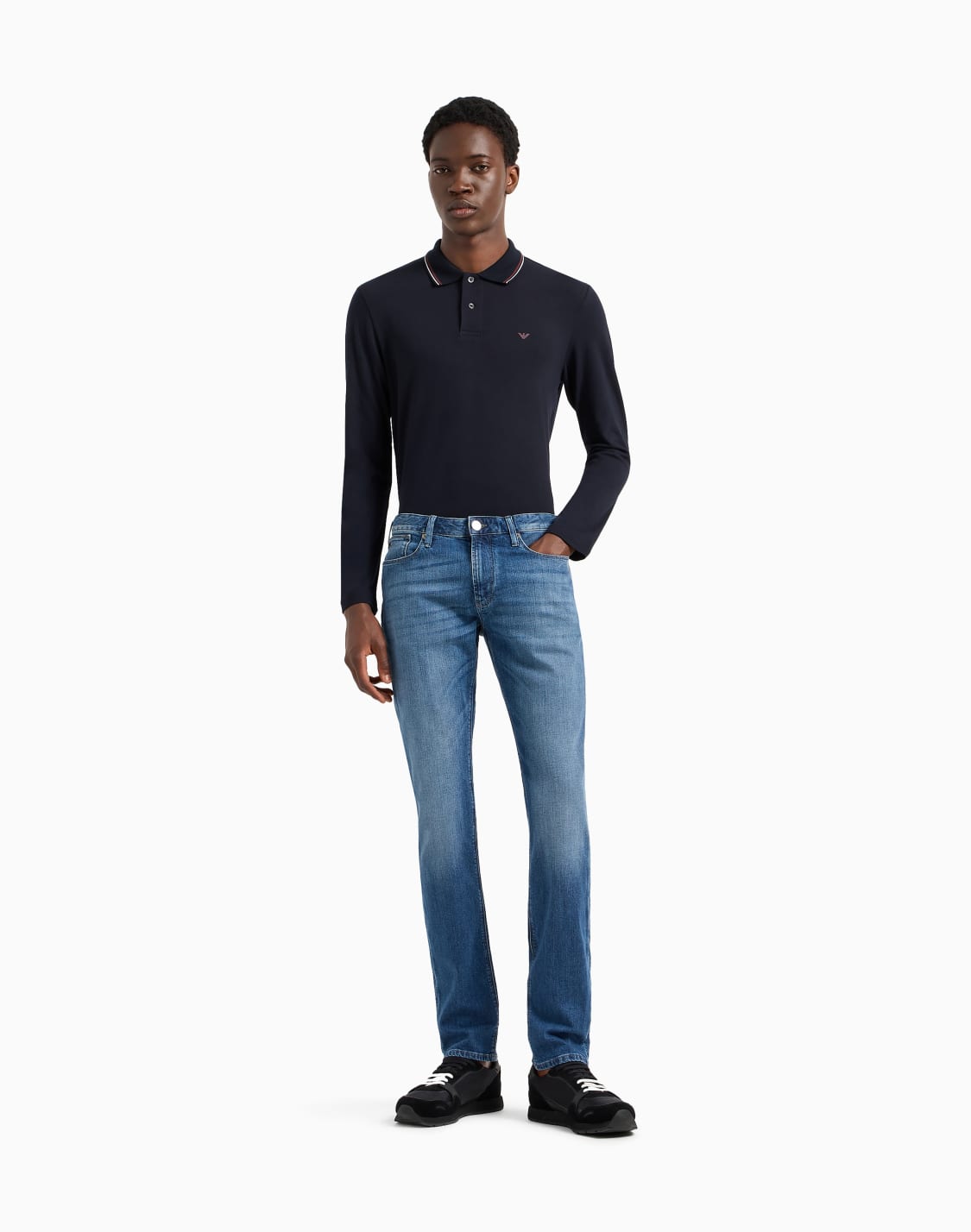 vaqueros-j06-slim-fit-de-cmoda-sarga-denim-jaspeada-de-10-onzas-azul--emporio-armani