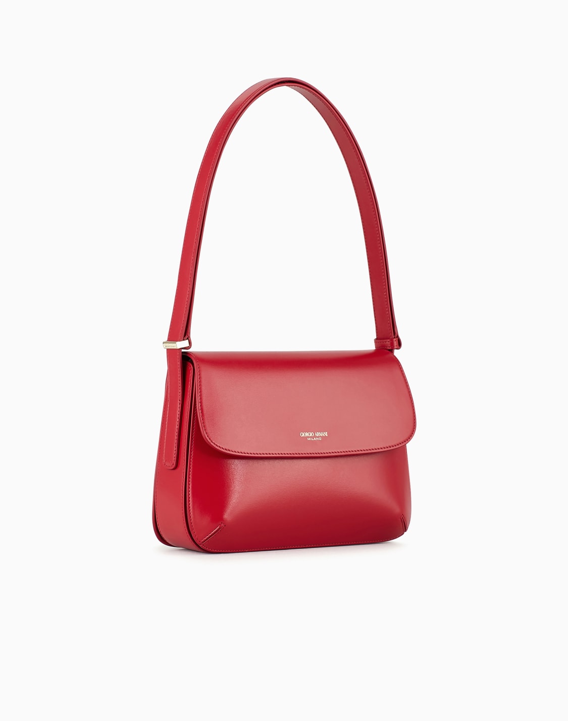 bolso-la-prima-tamao-mediano-de-piel-graneada-rojo--giorgio-armani
