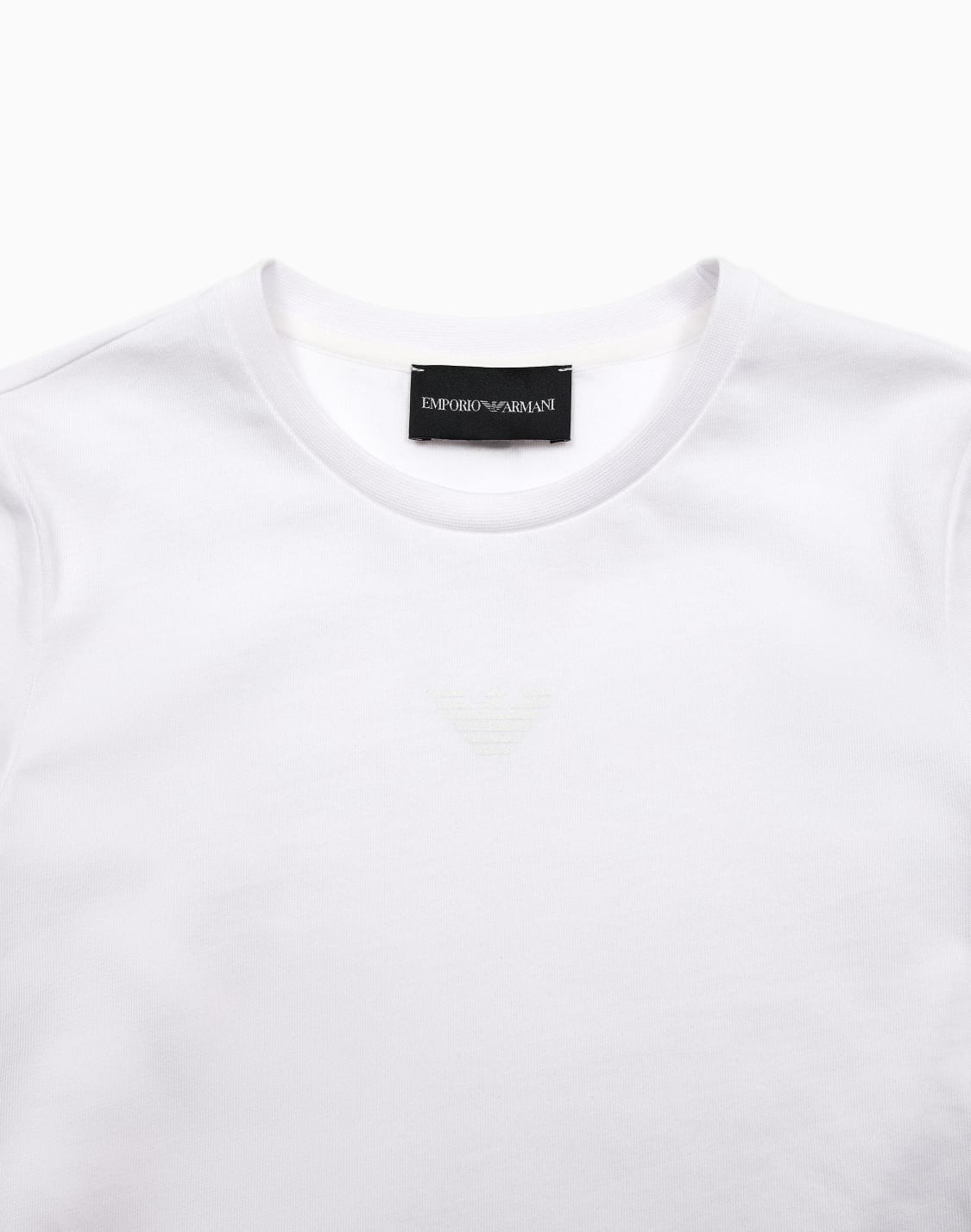 camiseta-de-punto-con-guila-de-purpurina-blanco--emporio-armani