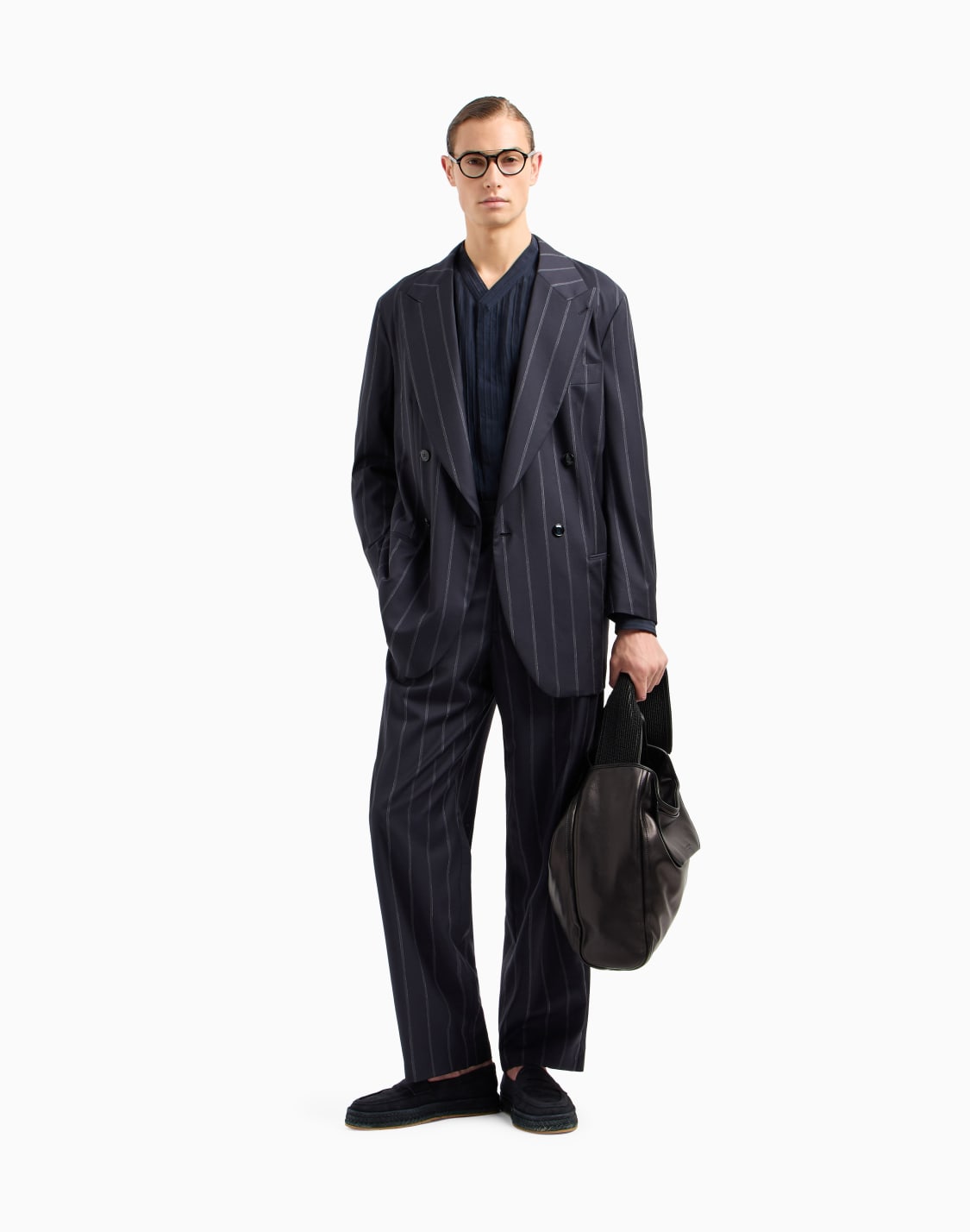 chemise-en-viscose-et-soie-jacquard-bleu-marine--giorgio-armani