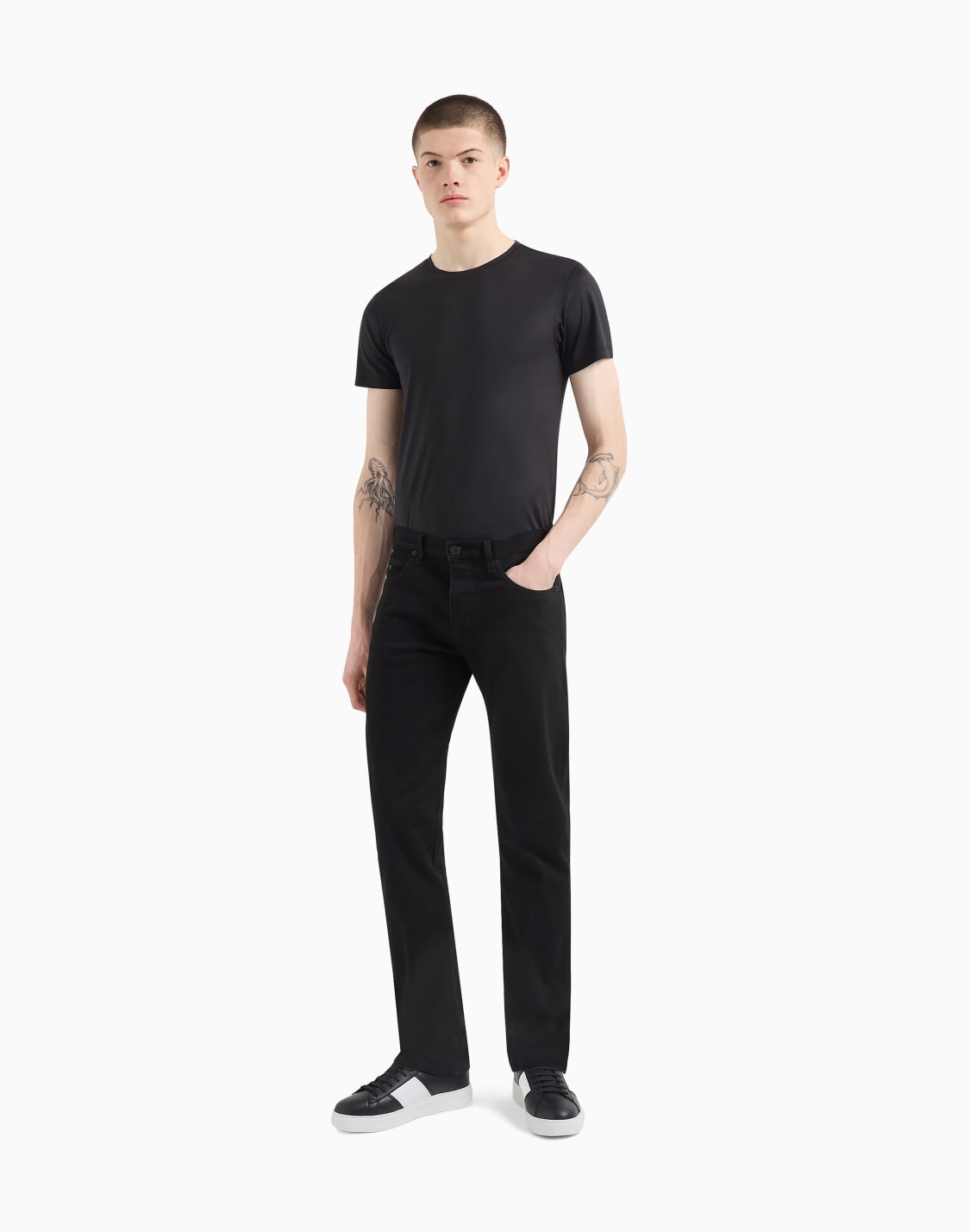 j21-regular-fit-washed-twill-105-oz-comfort-denim-jeans-black--emporio-armani