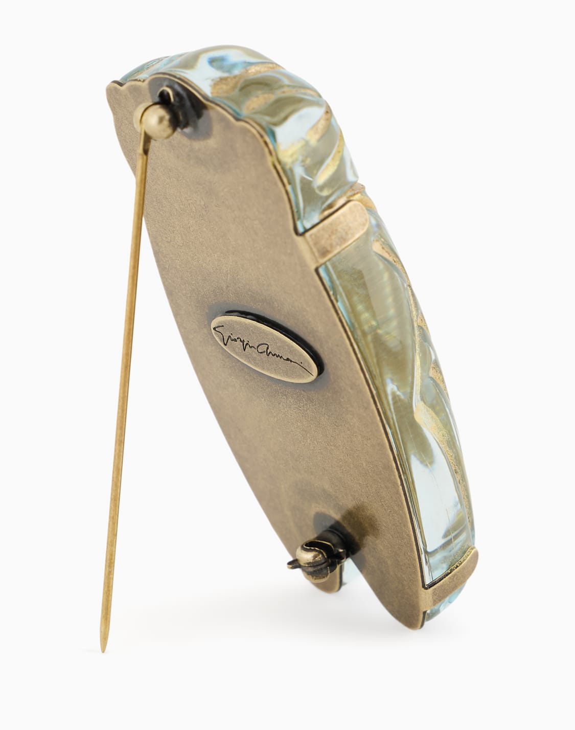 enamelled-brass-brooch-grey--giorgio-armani