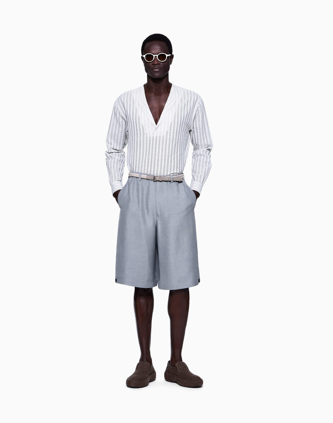 linen-and-silk-bermuda-shorts-grey--giorgio-armani