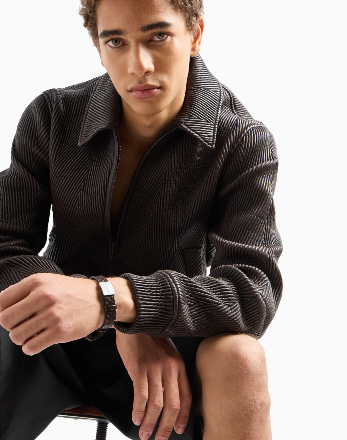 -black-leather-strap-bracelet-multicoloured--emporio-armani