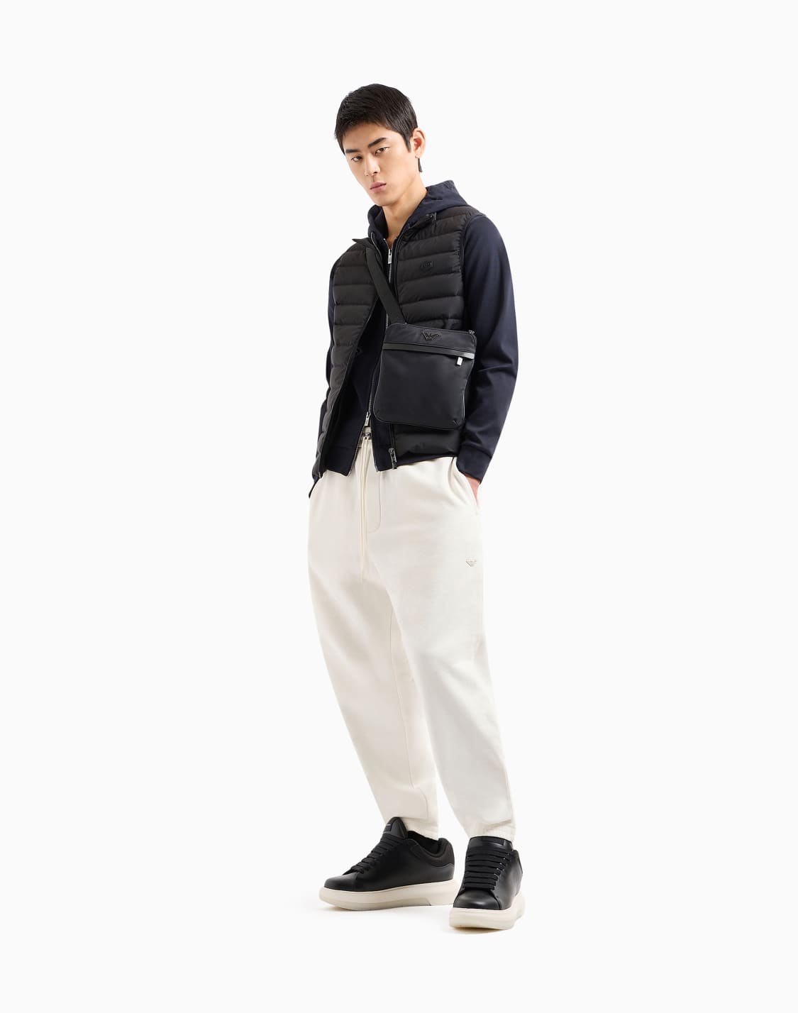 hooded-zipped-ponte-di-roma-sweatshirt-navy-blue--emporio-armani