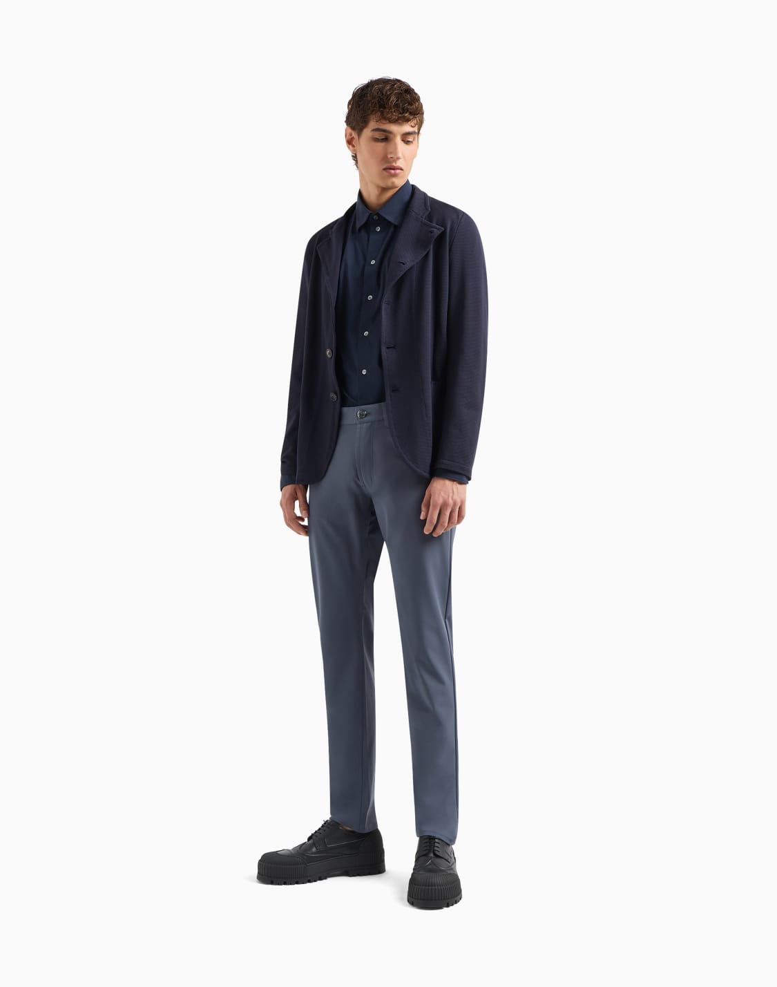 camisa-de-tejido-elstico-azul--emporio-armani