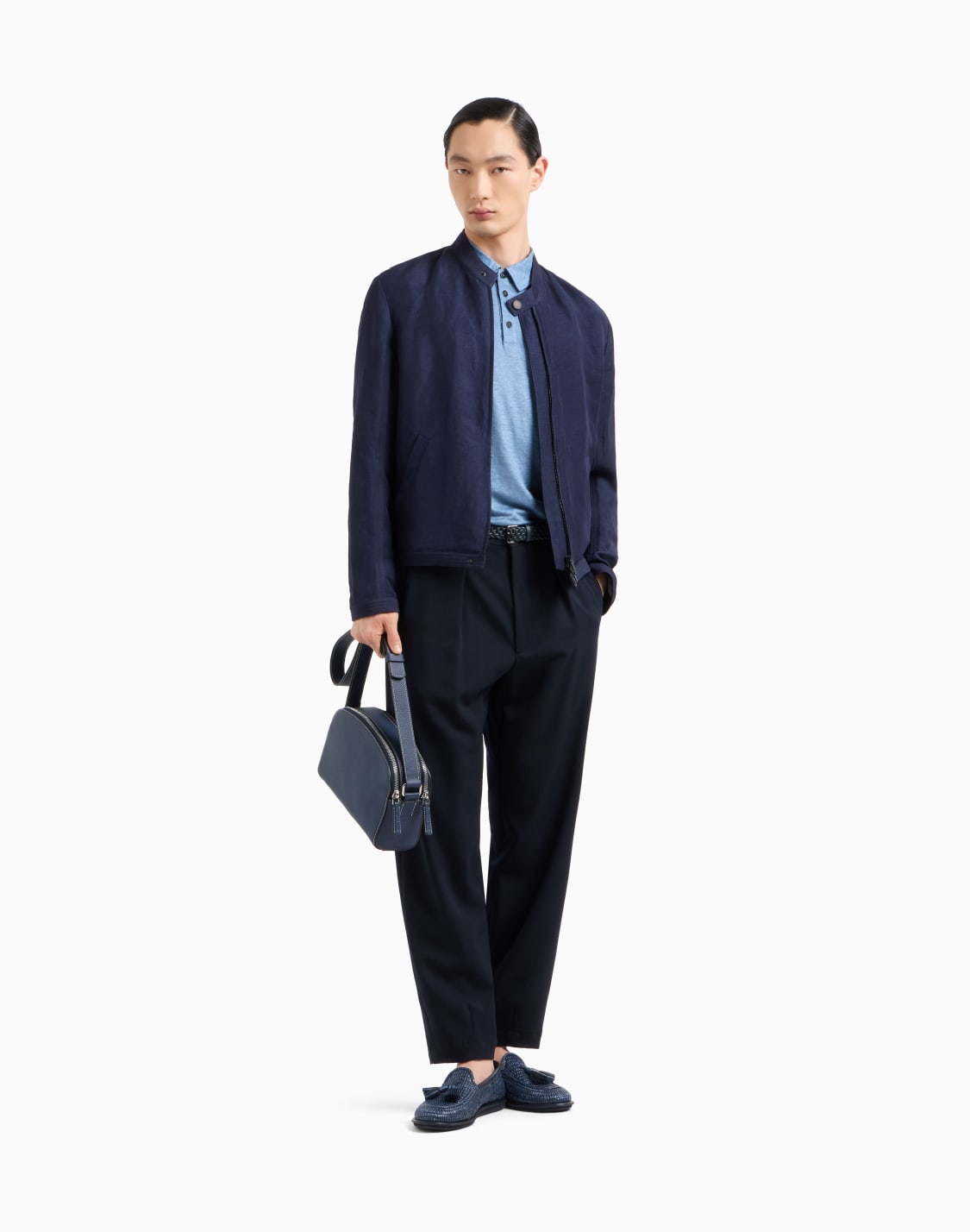 short-sleeved-polo-shirt-in-pure-linen-jersey-blue--giorgio-armani