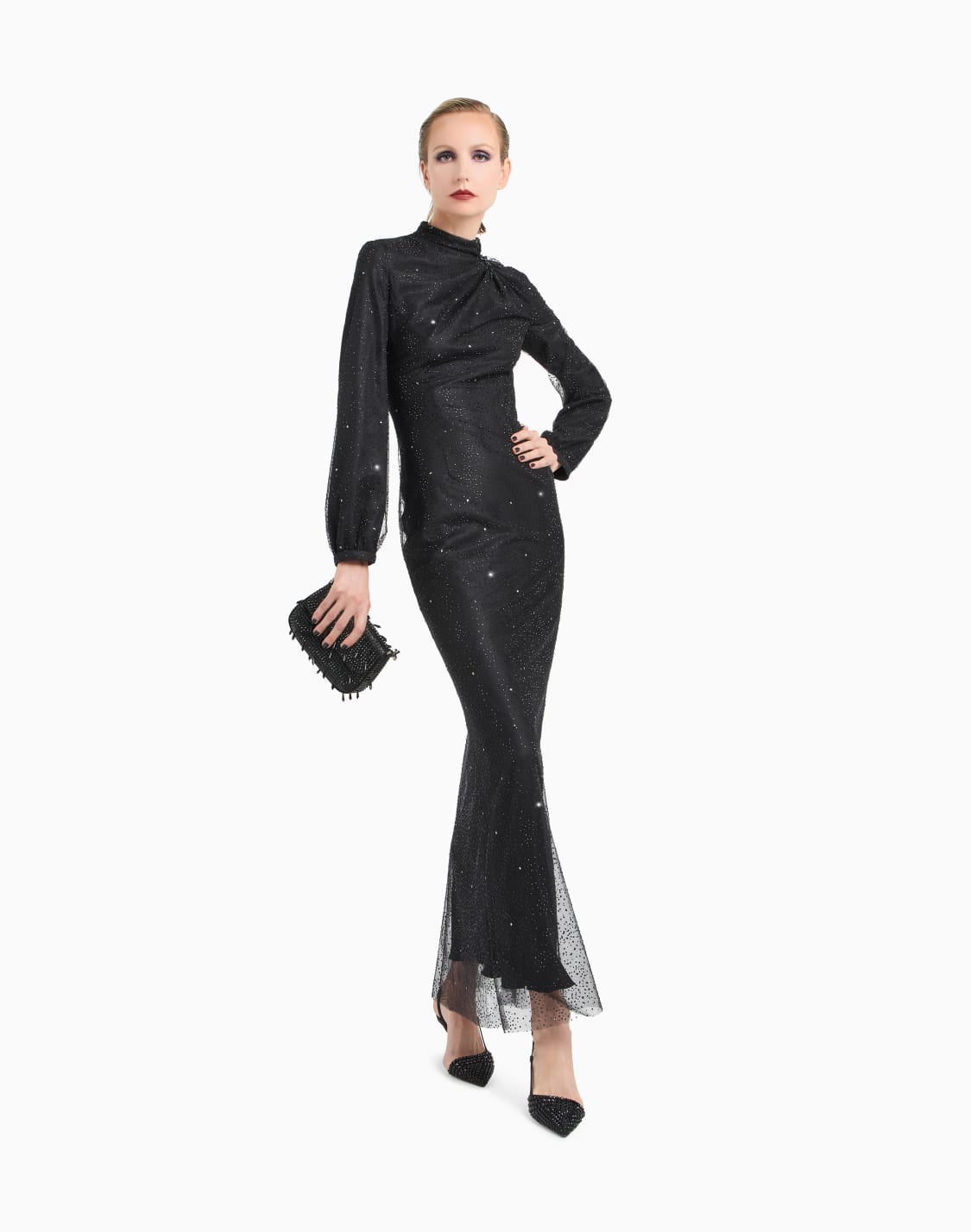 silk-long-dress-with-rhinestone-embroidery-patterned--giorgio-armani