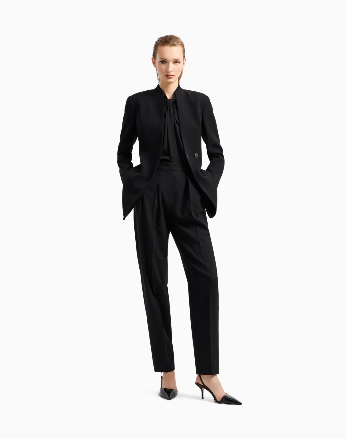 blouse-in-washed-silk-double-georgette-black--giorgio-armani