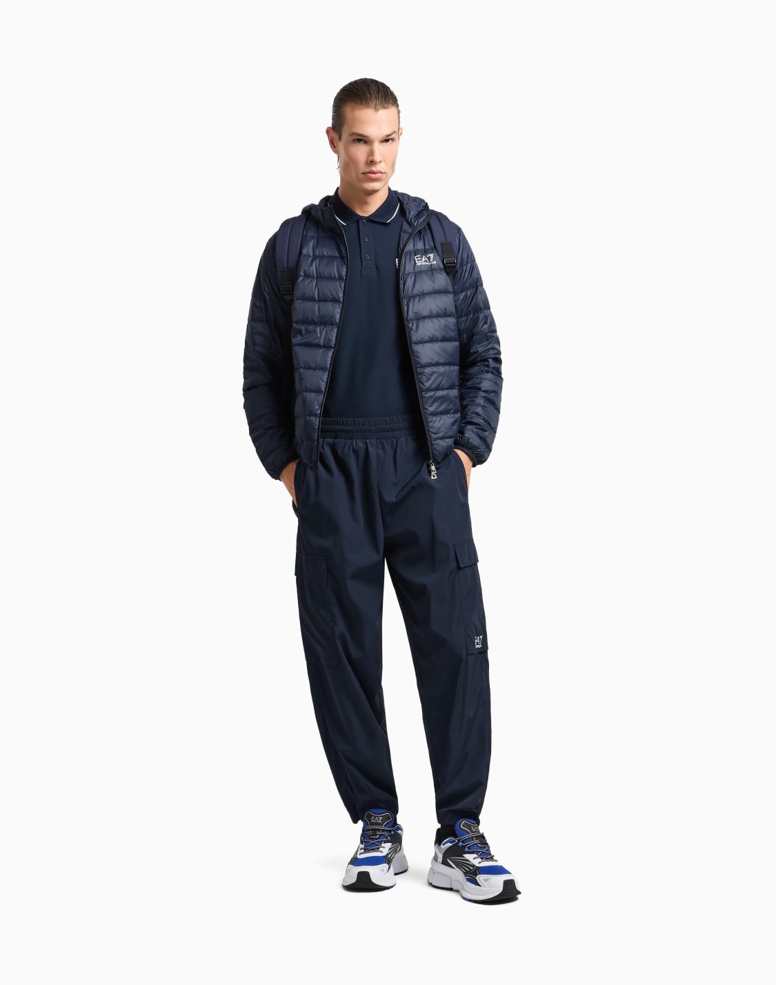 polo-core-identity-de-piqu-de-algodn-elstico-azul--ea7