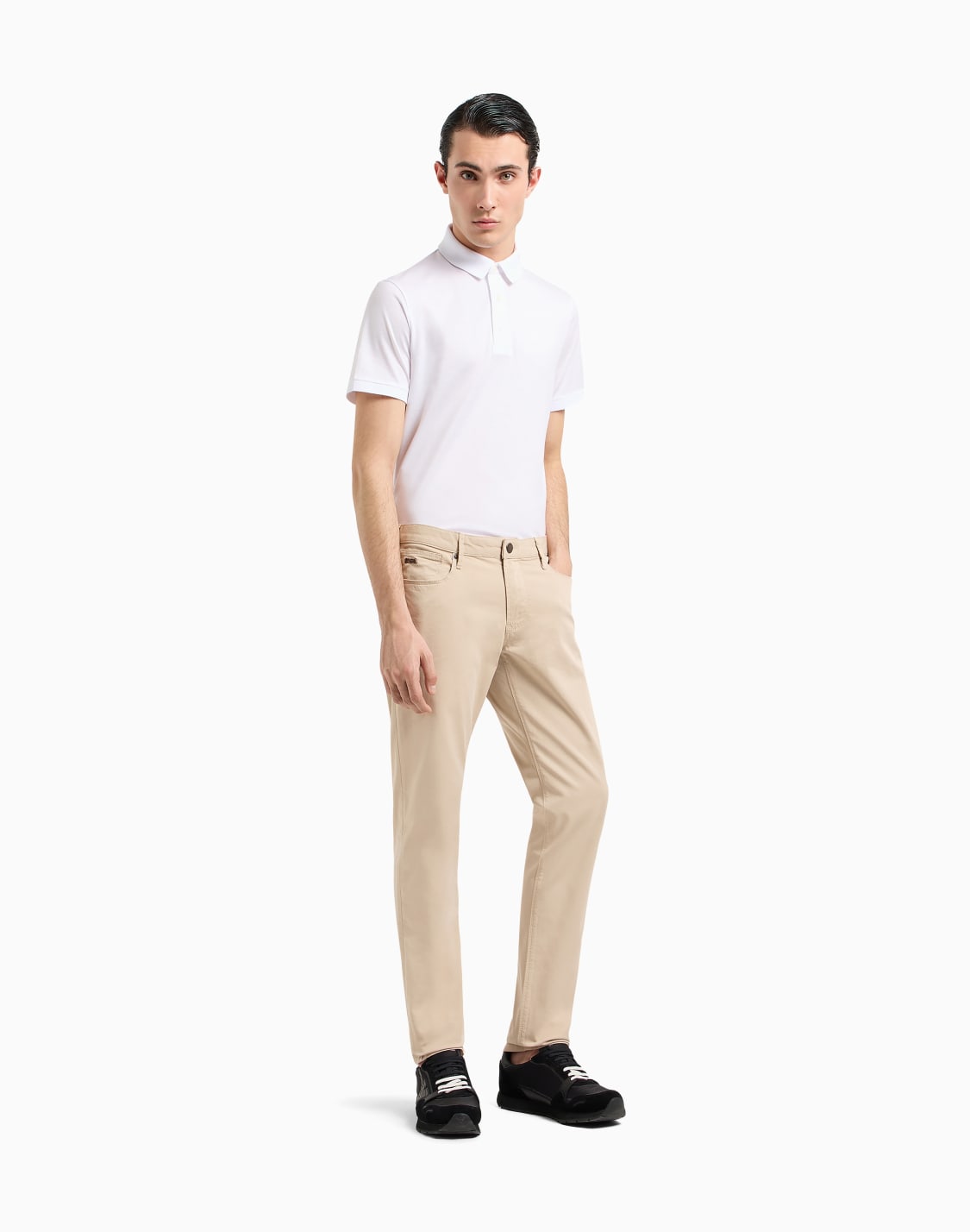 pantaloni-j06-slim-fit-in-gabardina-comfort-stretch-beige--emporio-armani