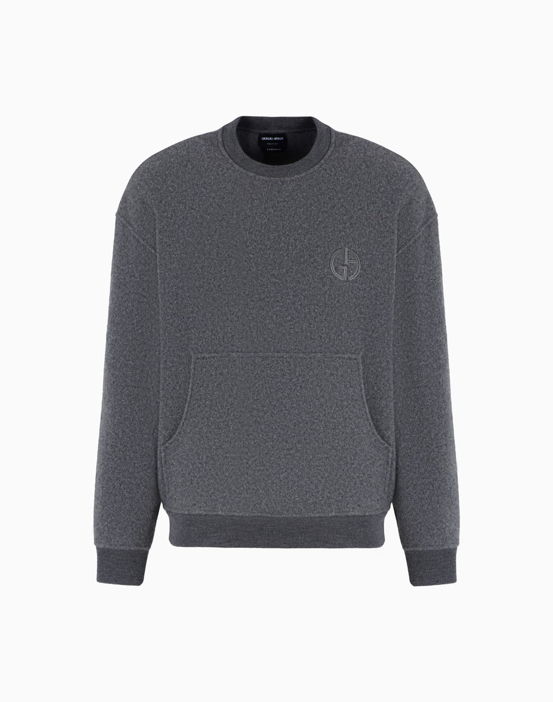 felpa-girocollo-in-pile-di-cashmere-grigio--giorgio-armani