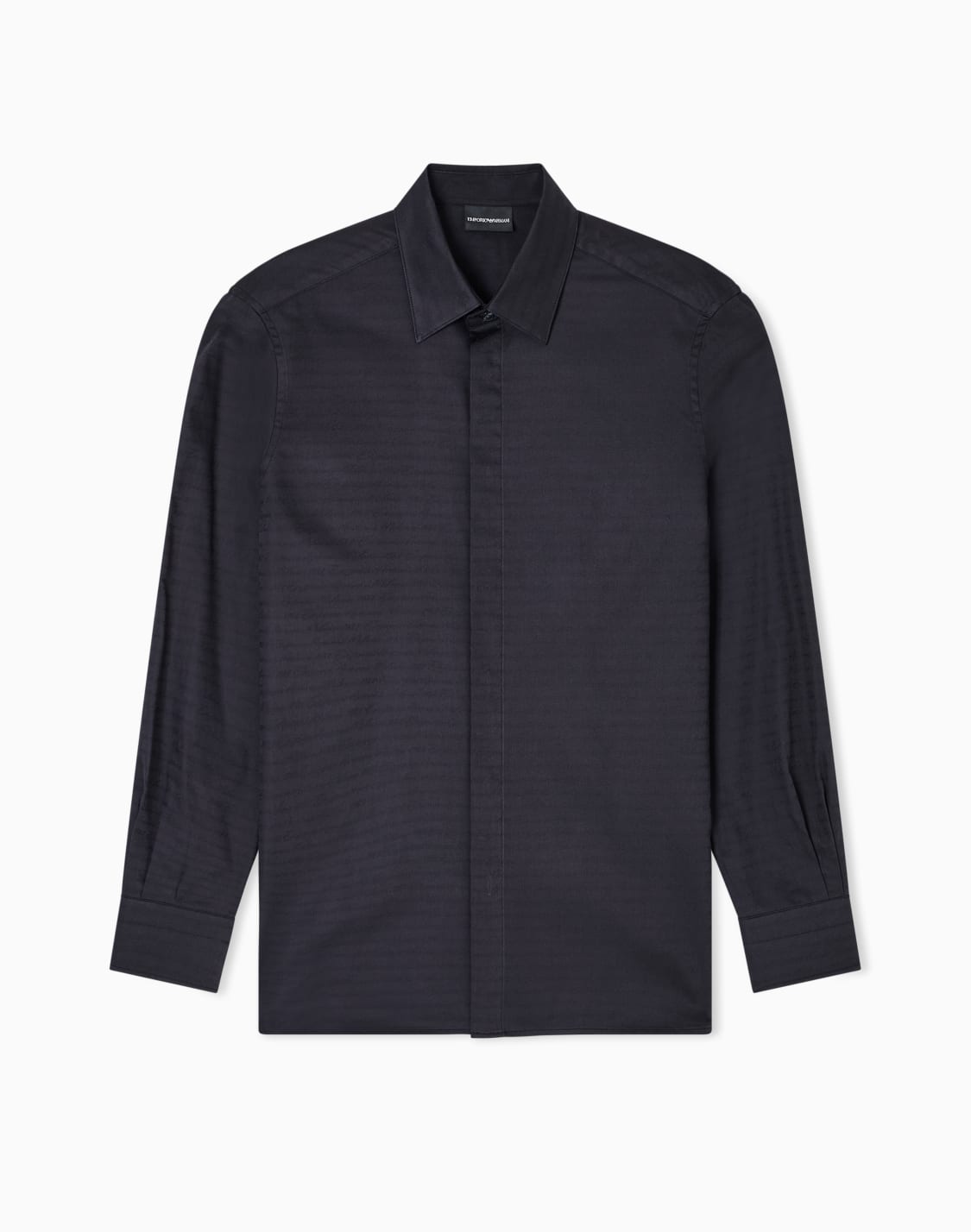 camisa-de-algodn-con-logotipo-de-jacquard-por-toda-la-prenda-negro--emporio-armani