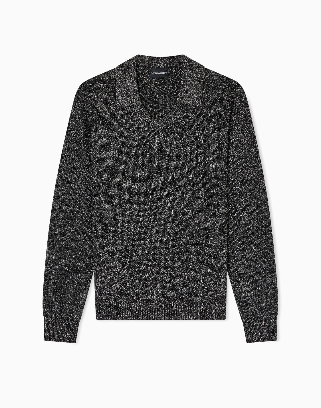 メタリックセタ-ストッキングステッチ-シルバ--emporio-armani