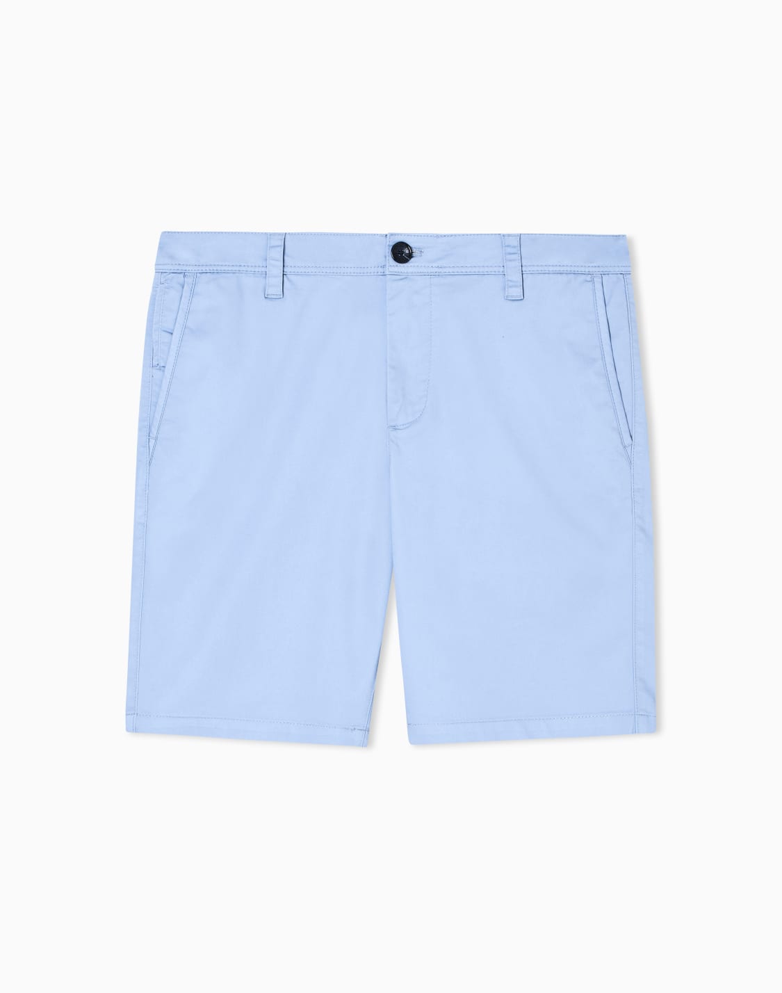 bermuda-shorts-in-satin-stretch-fabric-light-blue--armani-exchange