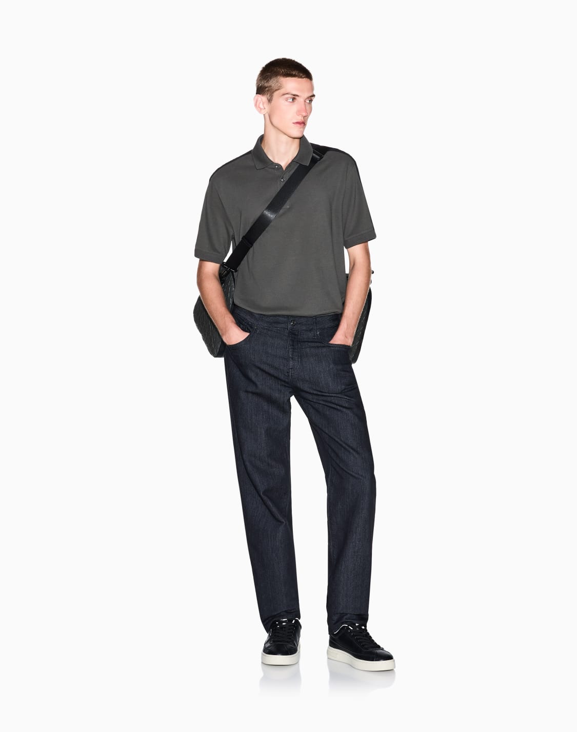 polo-regular-fit-con-tape-a-contrasto-verde--armani-exchange