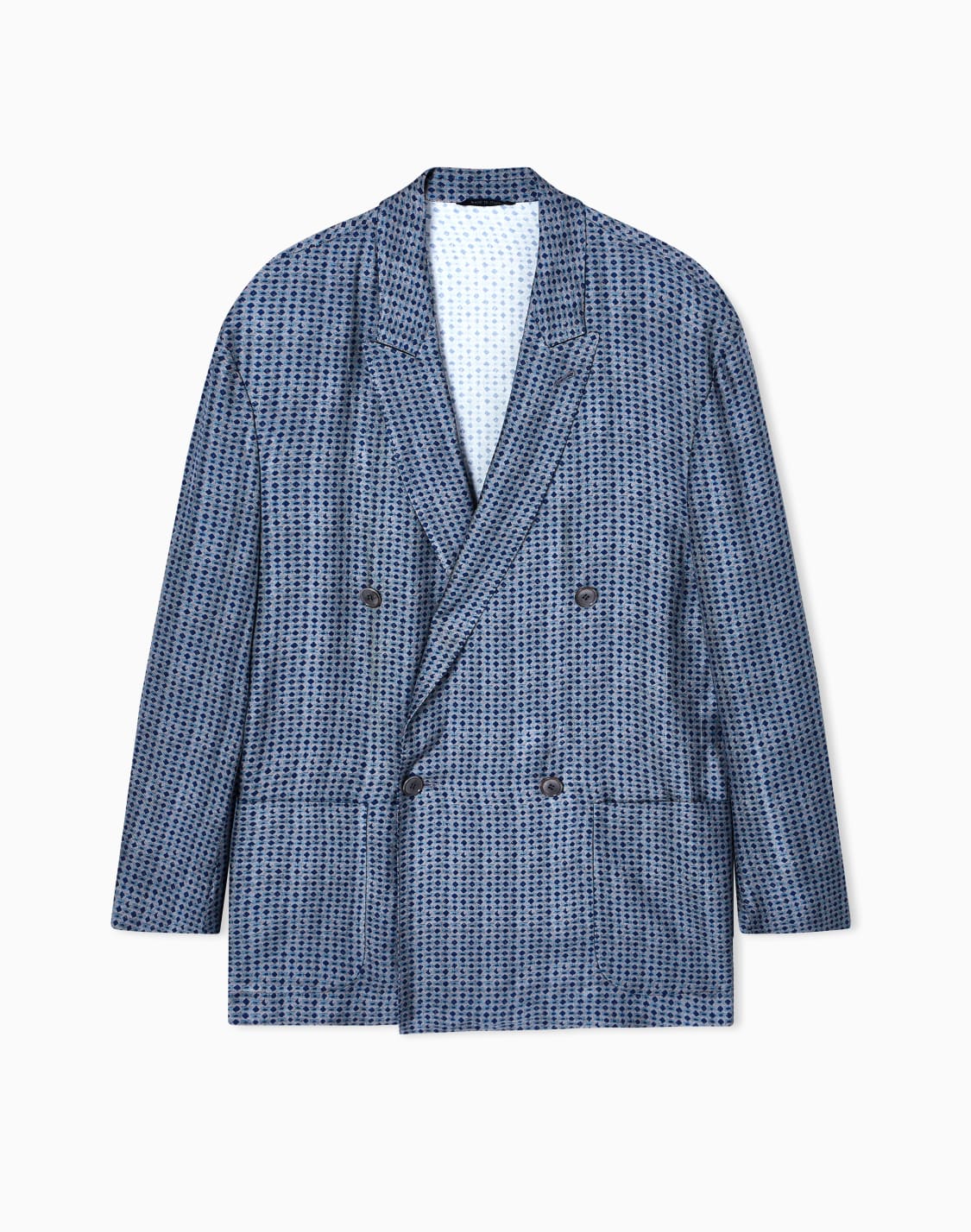 double-breasted-jacket-in-printed-viscose-blue--giorgio-armani