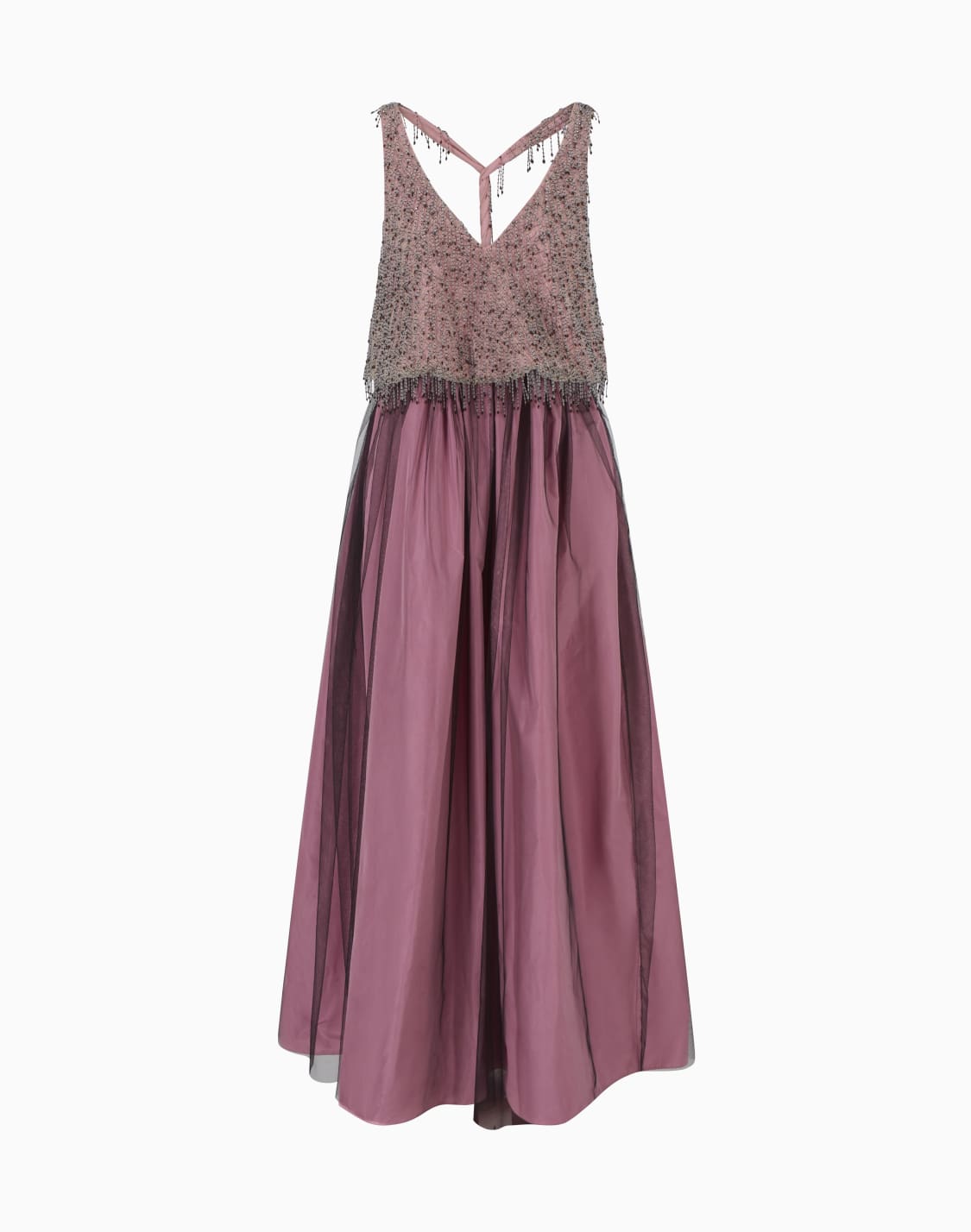 ロングドレス-ピンク--emporio-armani