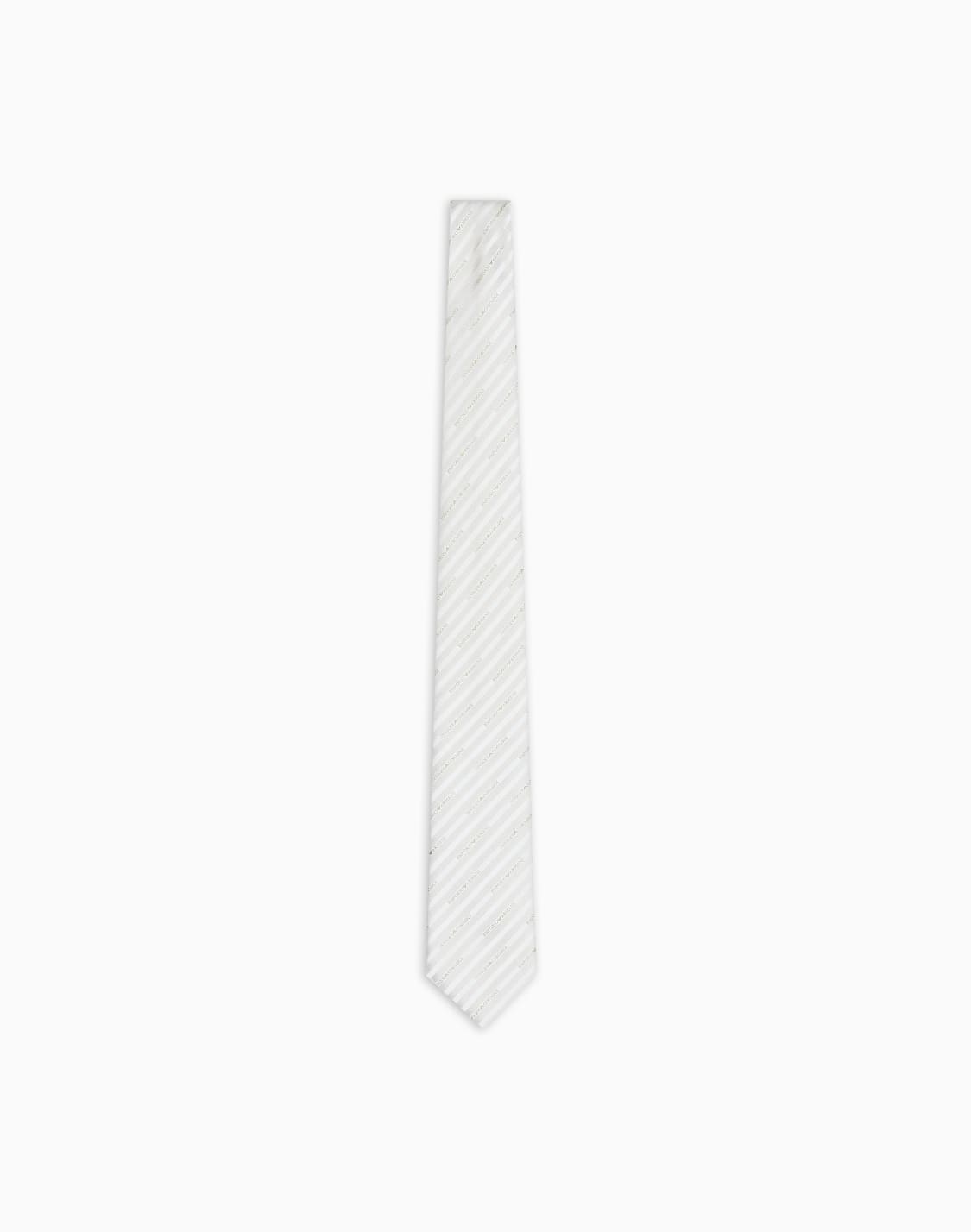 ネクタイ-ピュアシルク-オルオバジャカドロゴ-グレ--emporio-armani