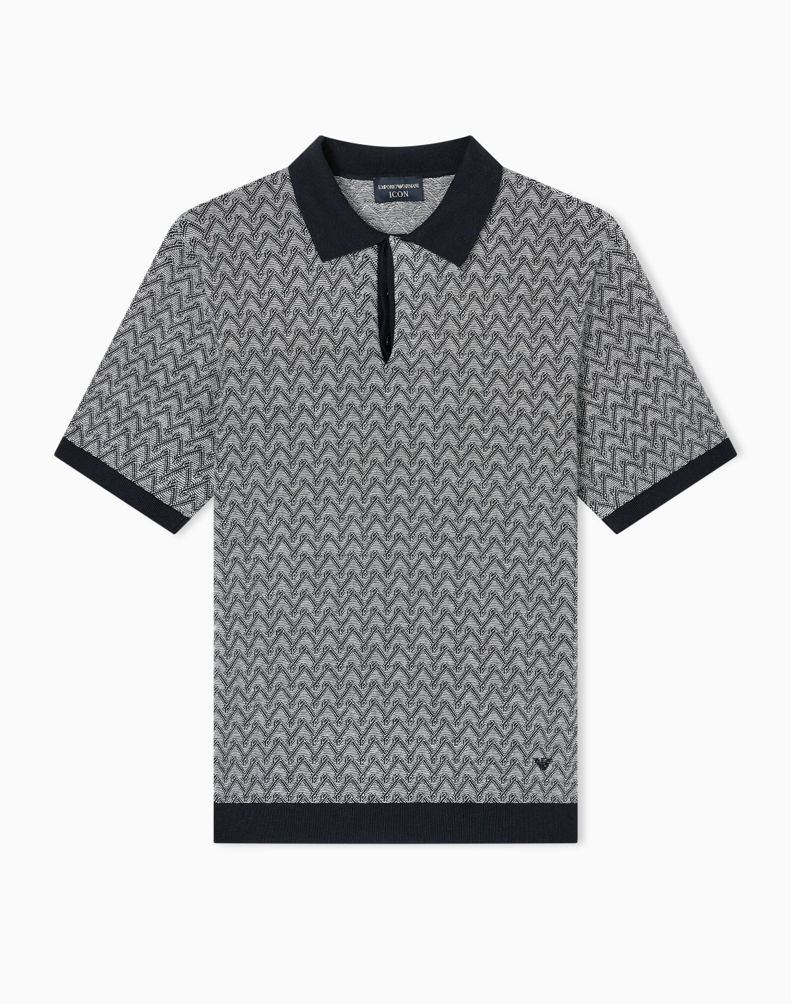 icon-polo-collar-jumper-in-chevron-motif-jacquard-blue--emporio-armani