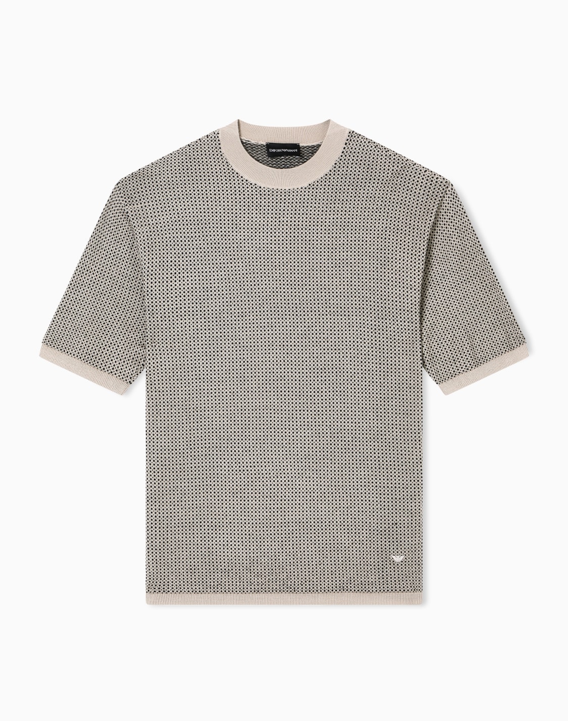 virgin-wool-jumper-with-two-tone-jacquard-micro-motif-brown--emporio-armani