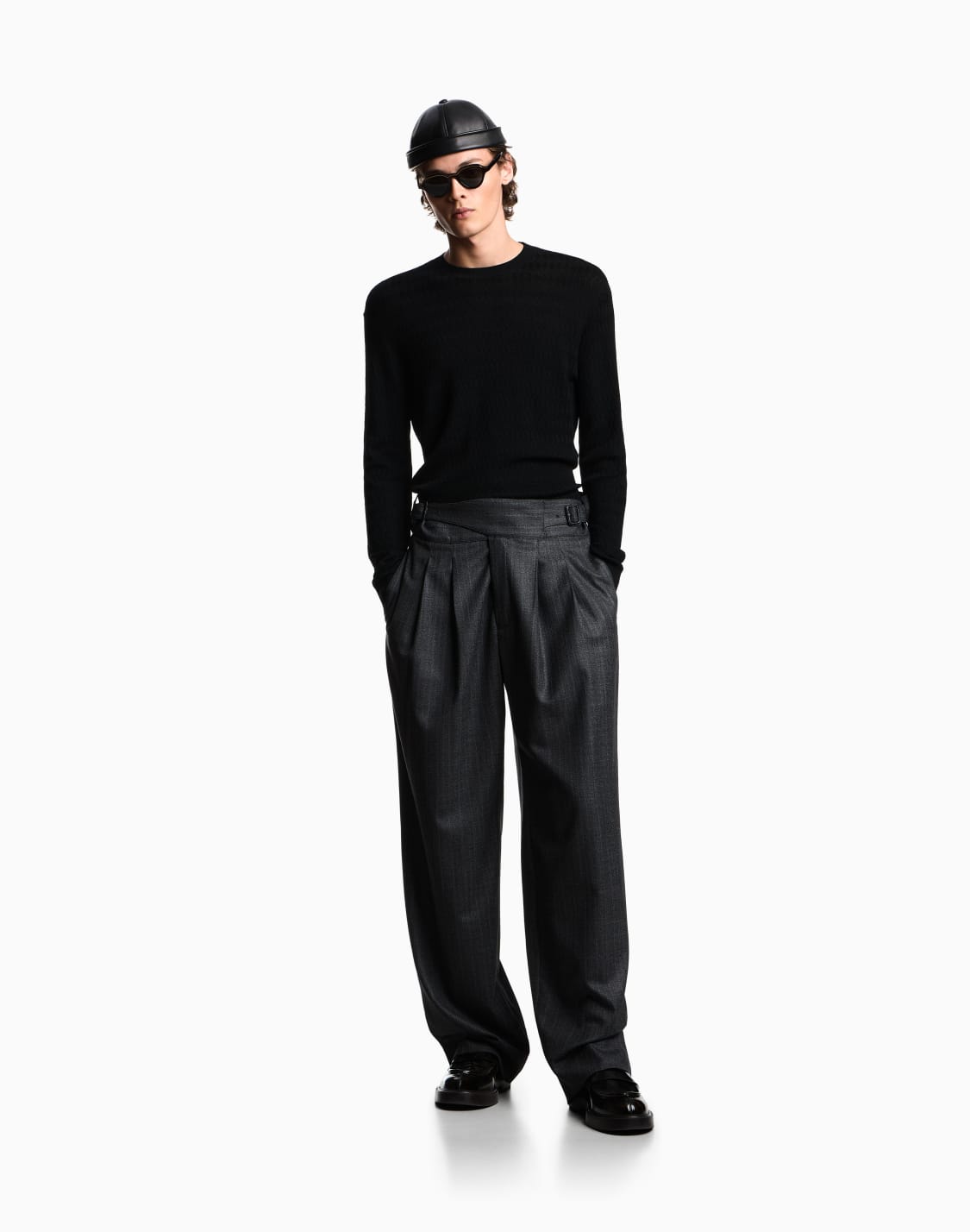 virgin-wool-jumper-with-embossed-jacquard-pattern-black--emporio-armani