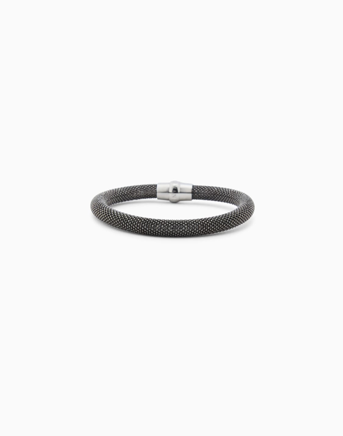 tubular-silver-bracelet-black--giorgio-armani