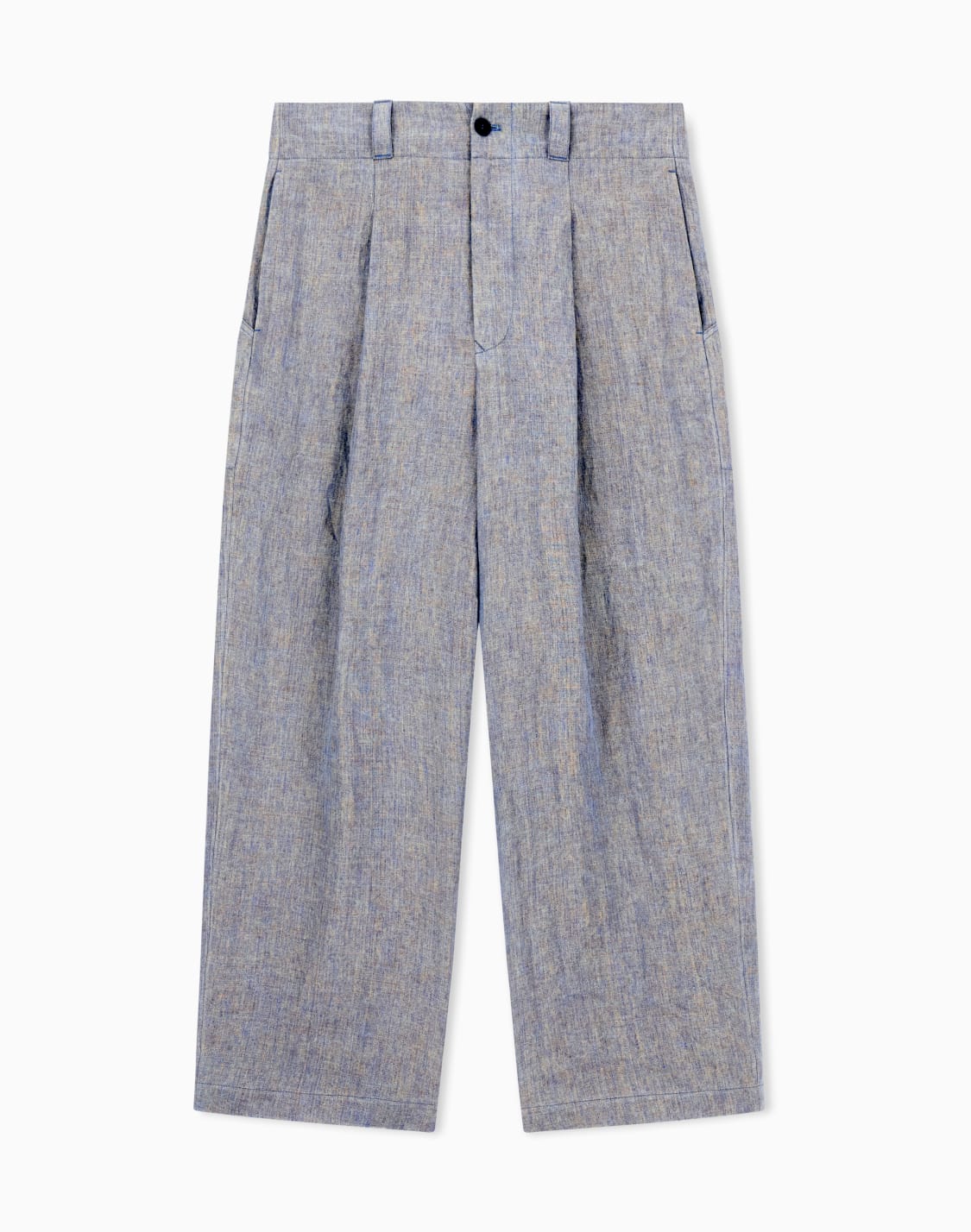 pantaloni-a-una-pince-in-tela-di-puro-lino-beige--giorgio-armani