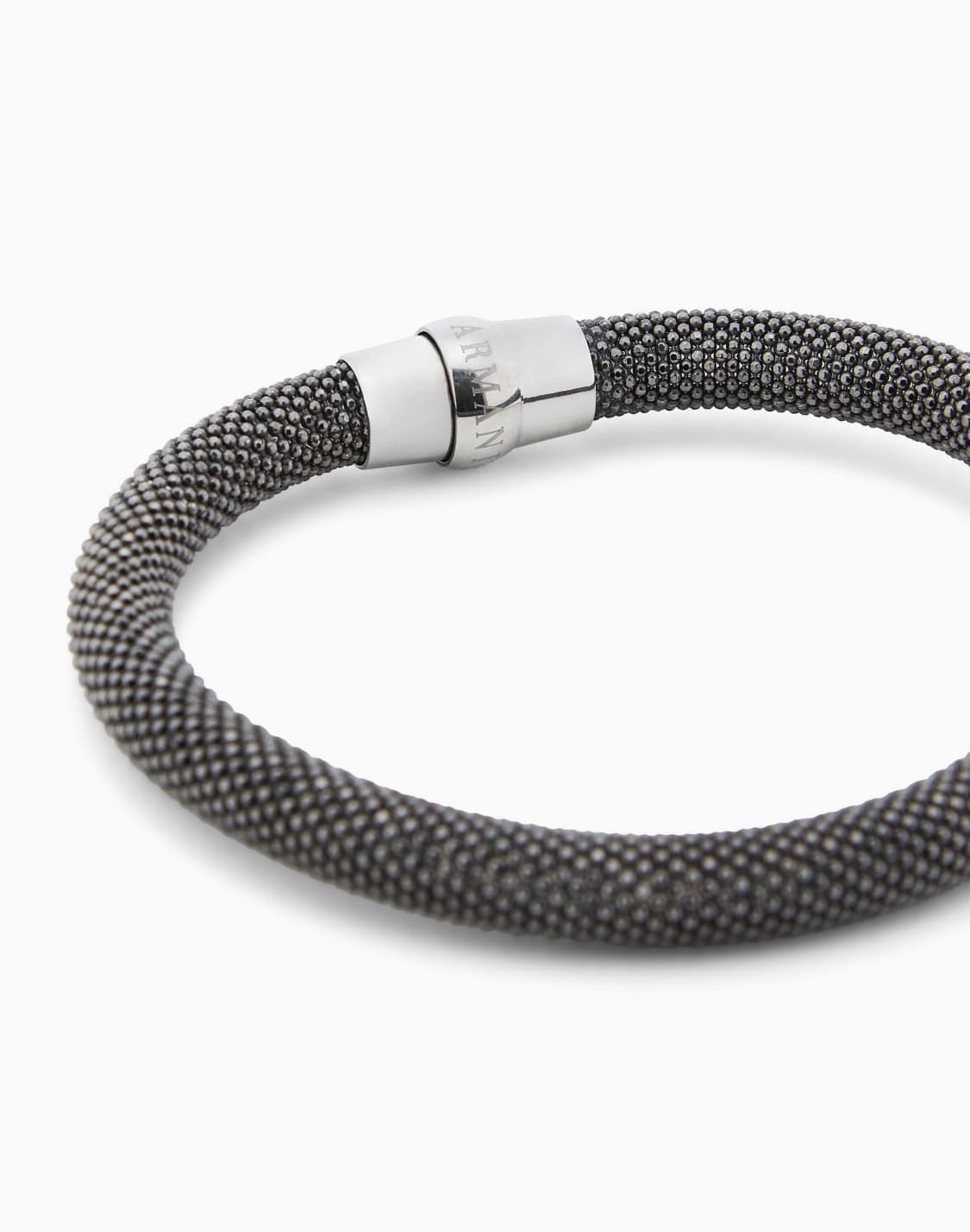 tubular-silver-bracelet-black--giorgio-armani