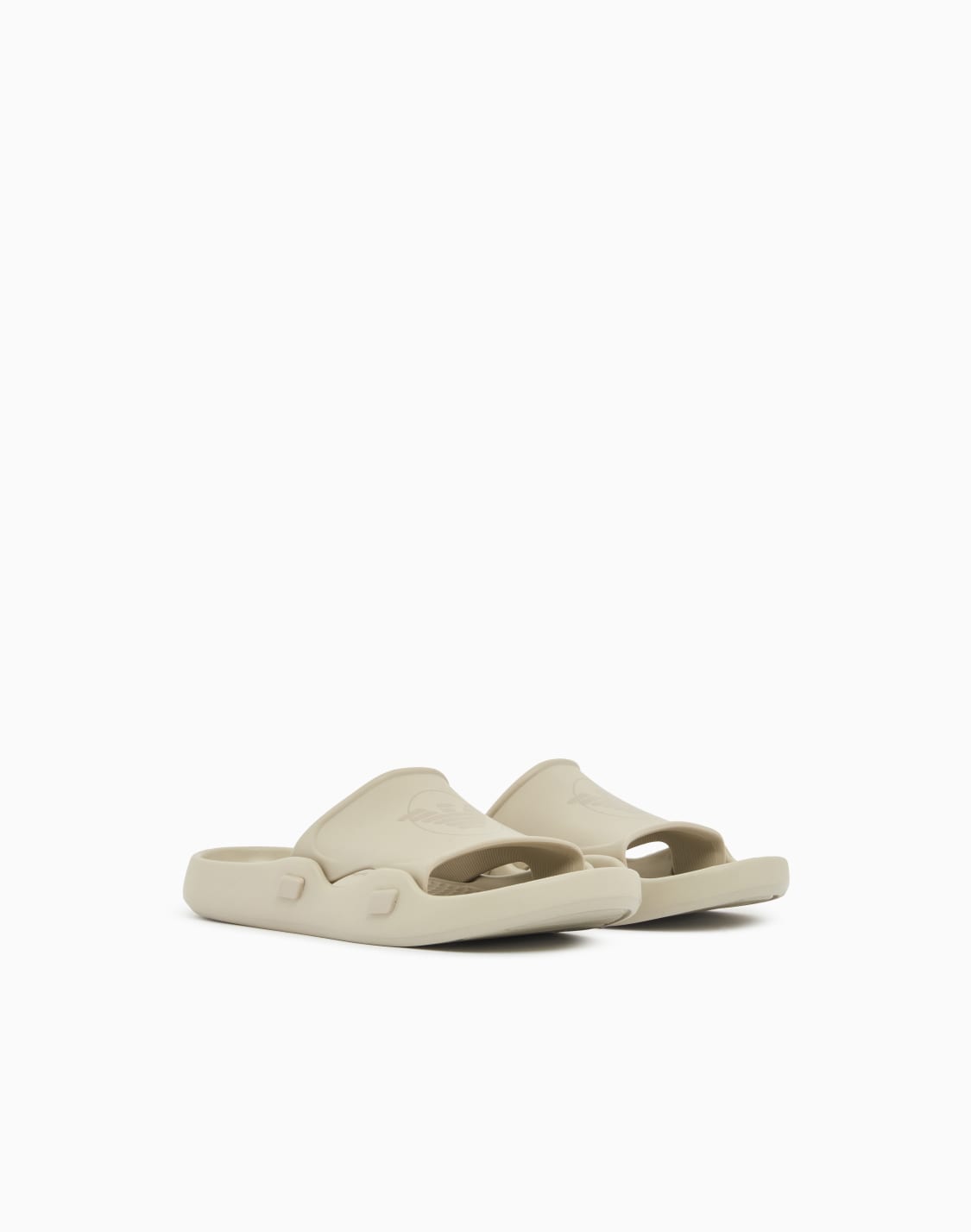 contoured-pvc-sliders-with-eagle-beige--emporio-armani
