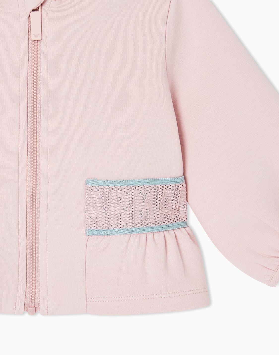 zip-up-sweatshirts-pink--emporio-armani