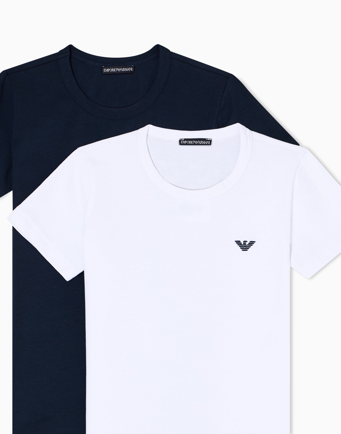 lot-de-2-t-shirts-de-dtente-en-jersey-avec-logo-bleu--emporio-armani