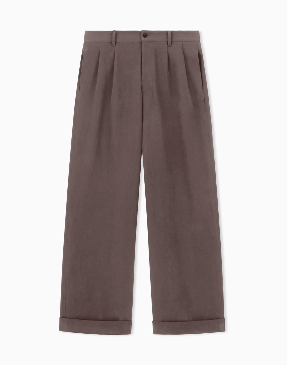 double-pleat-trousers-in-hemp-brown--giorgio-armani