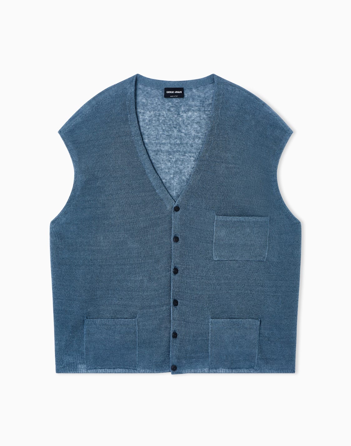 gilet-monopetto-in-lino-azzurro--giorgio-armani