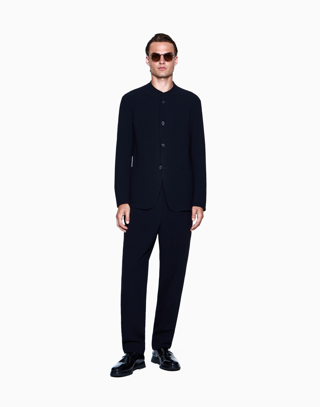 single-breasted-jacket-in-seersucker-crpe-virgin-wool-blue--giorgio-armani