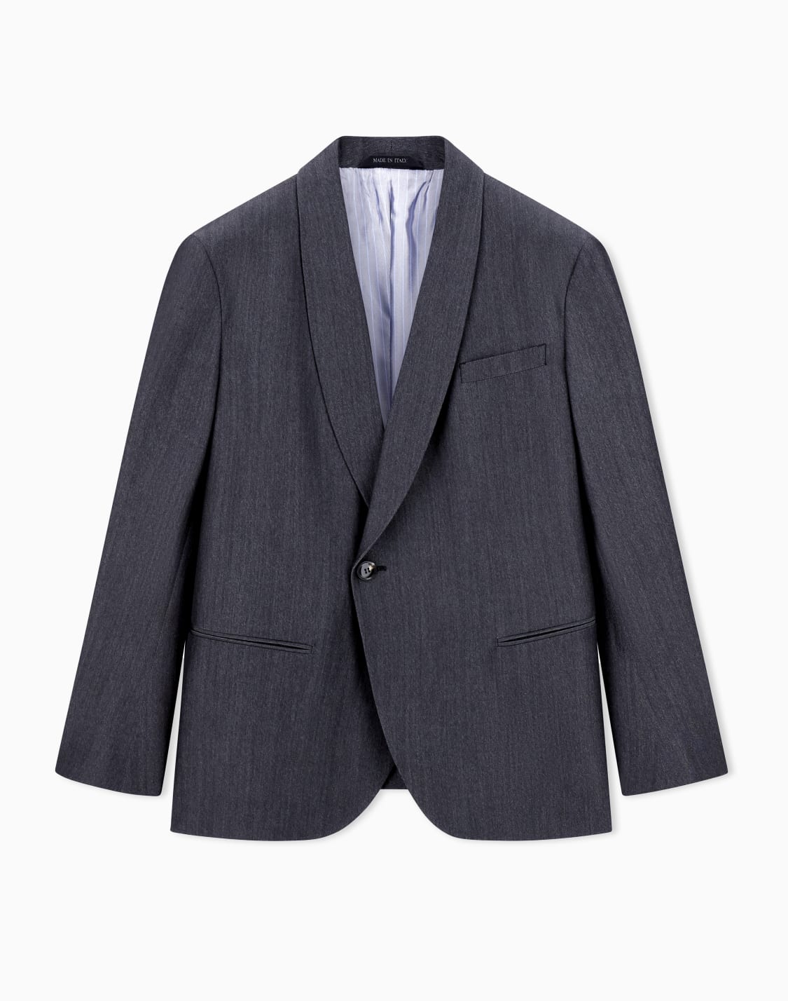 single-breasted-jacket-in-denim-effect-virgin-wool-abaca-and-silk-black--giorgio-armani