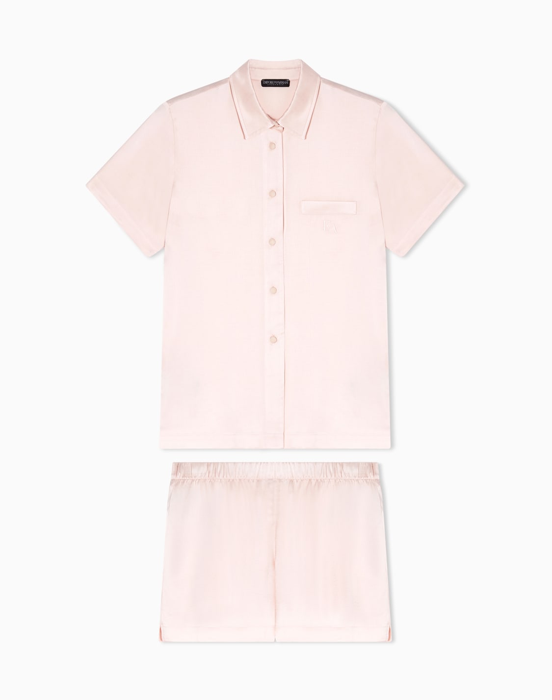 bridal-satin-pyjamas-with-shorts-pink--emporio-armani