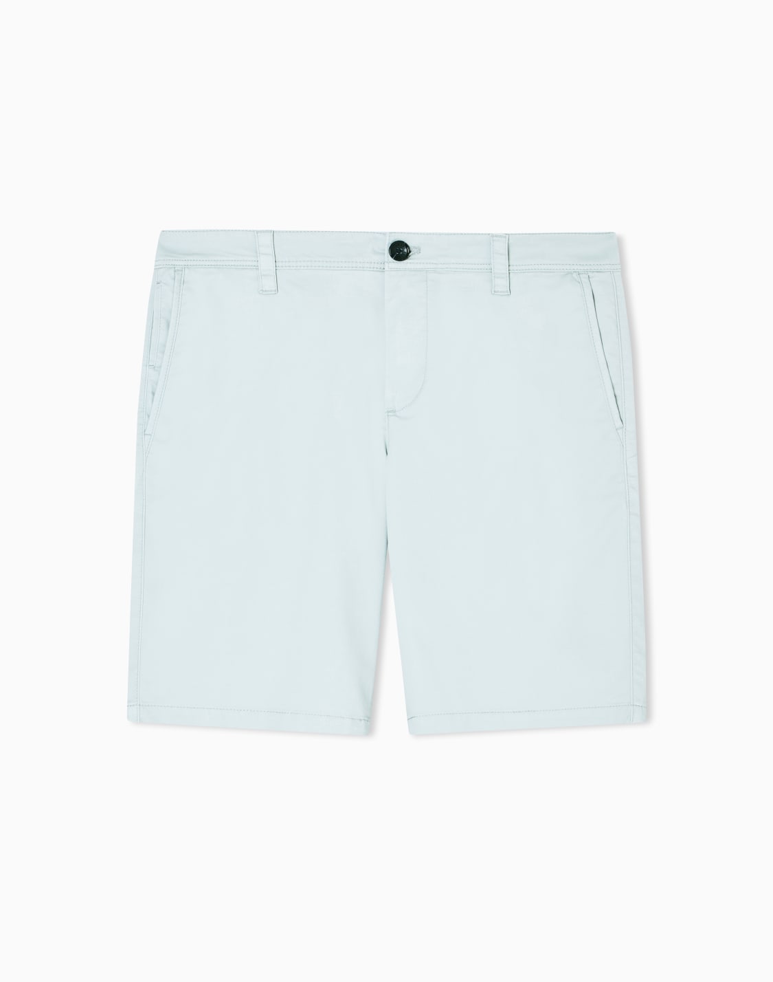 bermuda-shorts-in-satin-stretch-fabric-green--armani-exchange