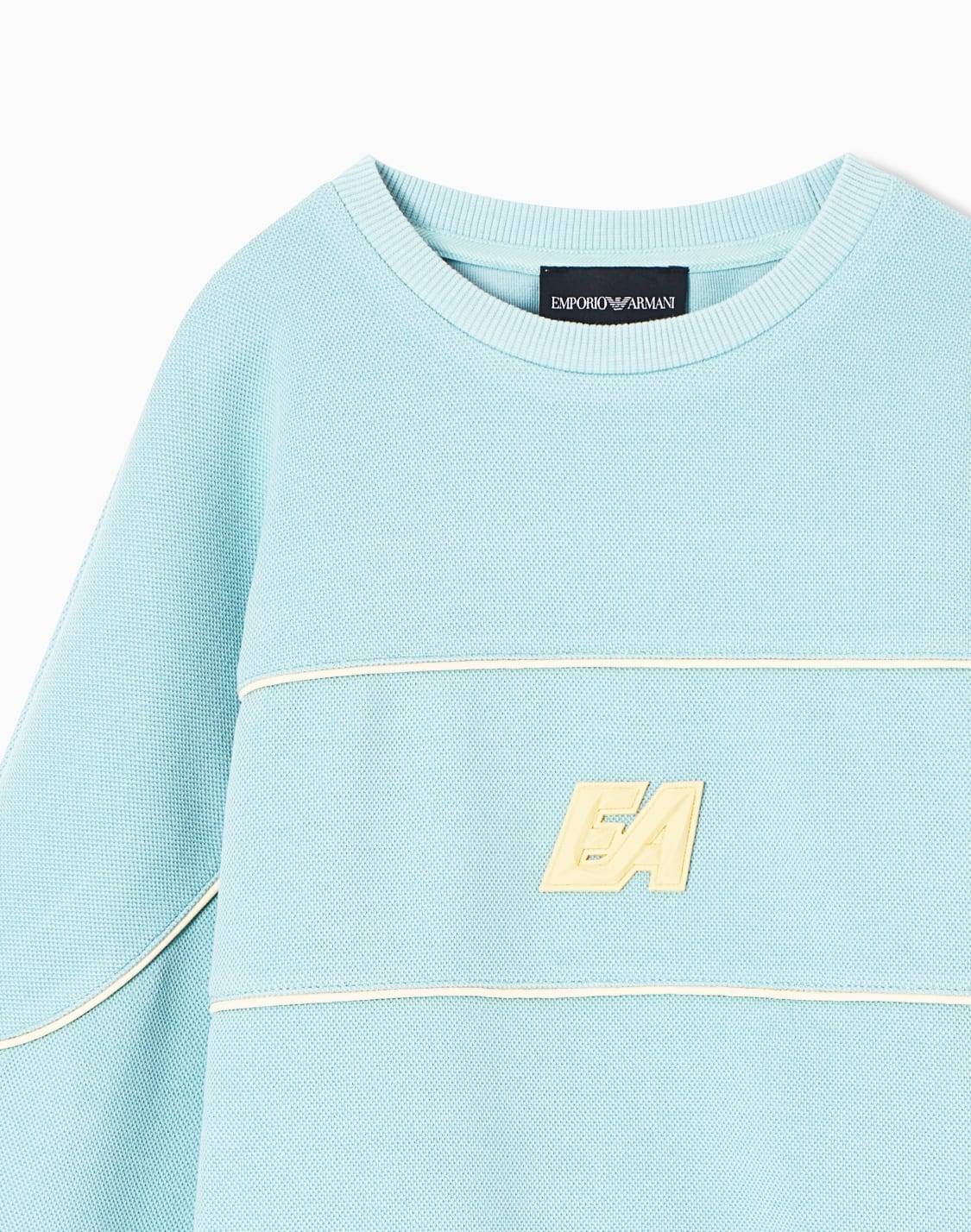 double-jersey-piqu-sweatshirt-ライトブル--emporio-armani