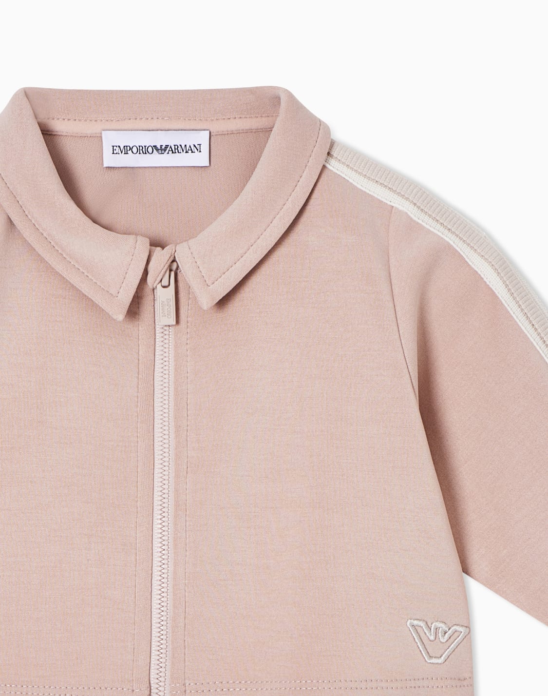 zip-up-sweatshirts-pink--emporio-armani