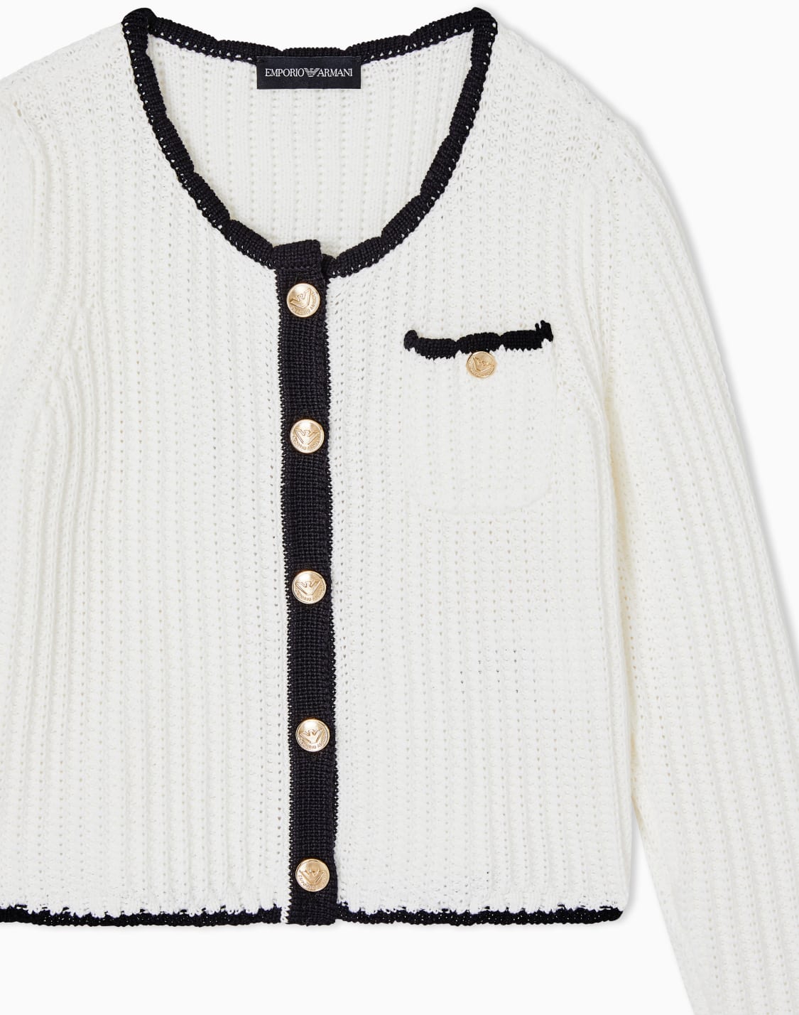 ribbed-knit-cardigan-with-gold-buttons-ホワイト--emporio-armani