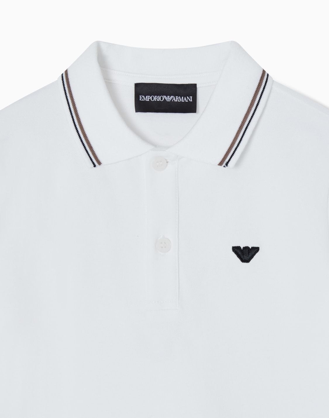 ポロシャツ-ホワイト--emporio-armani